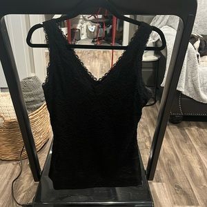 White House black market fancy stretch tank top